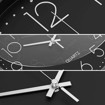 Tyme Wandklok 30cm Klok modern - Analoog - Stil Uurwerk -, Ophalen of Verzenden, Nieuw