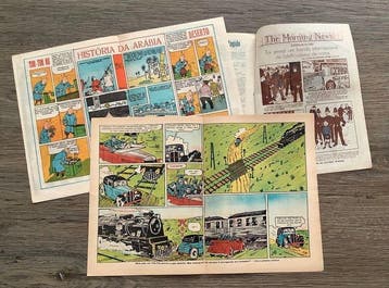 O Papagaio - Première parution de Tintin en couleur - 3, Nieuw