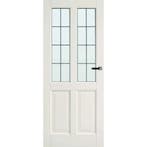 Cando binnendeur Dublin 83x201,5 (Wit, Stomp, Glas in lood), 80 tot 100 cm, Binnendeur, Nieuw, Ophalen of Verzenden