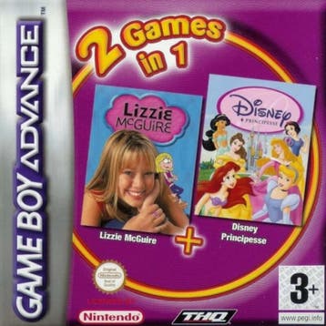 Lizzie McGuire + Disney Princess - Gameboy Advance (Losse..., Spelcomputers en Games, Ophalen of Verzenden, Zo goed als nieuw