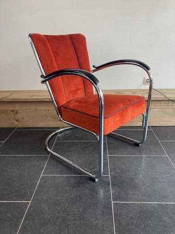 Design 2.0 , Gispen fauteuils tegen scherpe prijzen, Huis en Inrichting, Fauteuils, Ophalen of Verzenden, Zo goed als nieuw, Leer