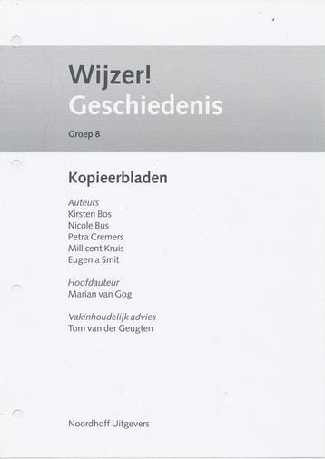 Wijzer! Geschiedenis Kopieerbladen groep 8 (zie omschrijving, Boeken, Verzenden, Nieuw