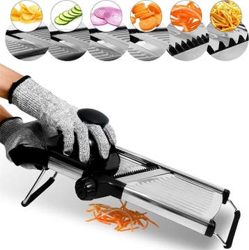 Verstelbare mandoline groentesnijder van RVS voor keuken, Verzenden, Nieuw in verpakking