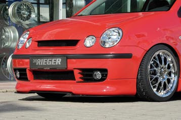 Rieger frontspoiler | Polo 5 (9N): 10.01-03 - 3-drs., 5-drs., Auto-onderdelen, Verzenden, Nieuw, Volkswagen