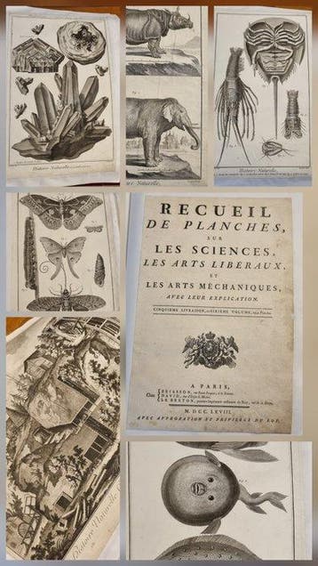 Diderot; DAlembert - [Encyclopédie] Recueil de Planches,