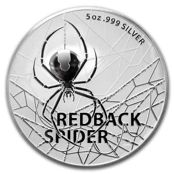 Most Dangerous - Redback Spider - 5 oz 2021 (1.000 oplage), Verzenden, Losse munt, Zilver