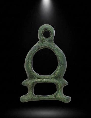 Keltisch Brons Prachtige amulet-hanger. In uitstekende