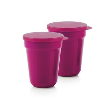 Tupperware 2 Aloha Bekers 470 ml PaarsRoze, Huis en Inrichting, Keuken | Tupperware, Ophalen of Verzenden, Nieuw