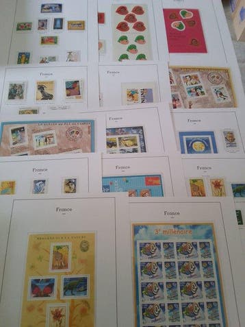 Frankrijk 2000/2000 - Volledige collectie, Gestempeld