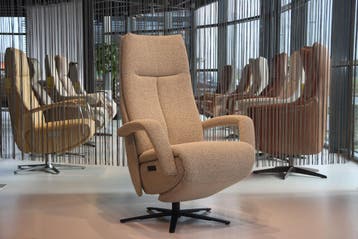 Relaxfauteuil/relaxstoel TW-295 De Toekomst 3 motoren+accu, Ophalen of Verzenden, Nieuw, Stof, Modern, Design