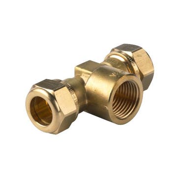VSH T-stuk 15x1/2bi x 15mm (0869341), Doe-het-zelf en Verbouw, Buizen en Afvoer, Nieuw