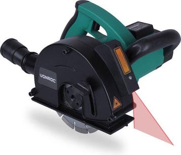 2dekans | VONROC Muurfrees – Sleuvenfrees + laser – 1700W –, Ophalen of Verzenden, Zo goed als nieuw