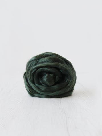 Tencel in lont flessengroen, Hobby en Vrije tijd, Spinnewielen en Spinnen, Ophalen of Verzenden, Nieuw, Overige typen