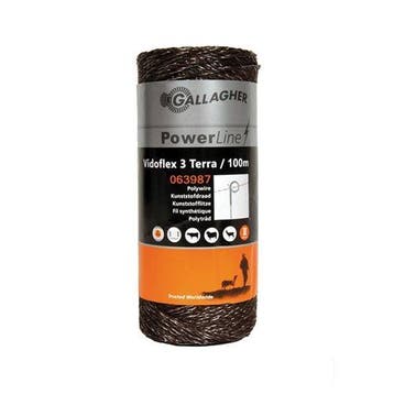 Gallagher Vidoflex 3 terra 100m, Ophalen of Verzenden