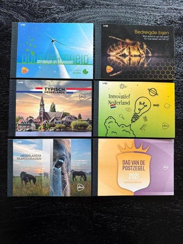 Nederland 2021/2021 - Een complete verzameling van 6, Gestempeld