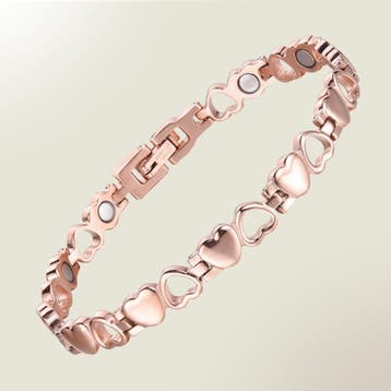 Luxe gezondheidsarmband magnetisch koper – 0,7 cm, Sieraden, Tassen en Uiterlijk, Armbanden, Ophalen of Verzenden, Nieuw