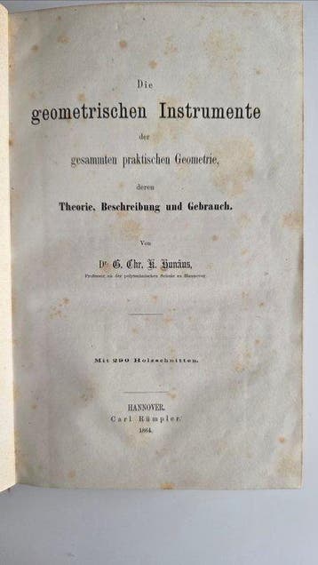 Dr. G. Chr. A. Hunäus, Professor an der polytechnischen