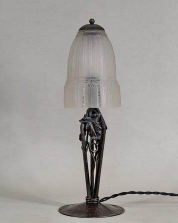 Muller freres & L. Varro - French art deco lamp - Lamp -