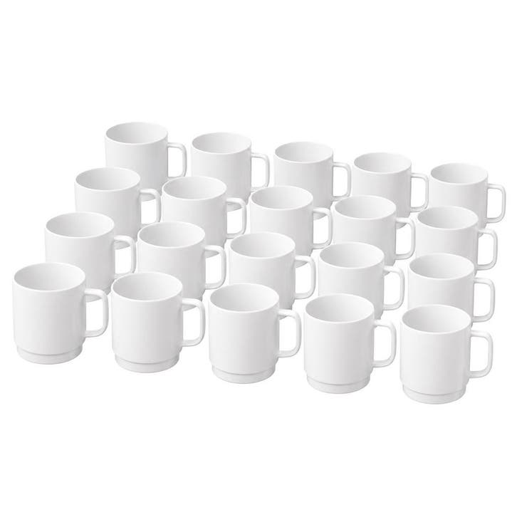 GGM Gastro | (50 stuks) Polycarbonaat thee / koffiekop, wit, Huis en Inrichting, Keuken | Servies, Nieuw, Kop(pen) en/of Schotel(s)