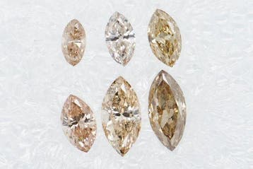 Zonder minimumprijs - 6 pcs Diamant (Natuurlijk gekleurd) -, Sieraden, Tassen en Uiterlijk, Edelstenen, Nieuw
