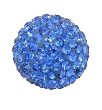 Strass Klankbolletje 20mm voor een Engelenroeper blauw, Ophalen of Verzenden, Nieuw, Overige typen