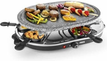 Princess Gourmetstel 162720 - Oval Steengrill &amp; Raclette, Verzenden, Nieuw