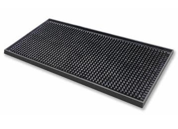 Rubber Bar Mat | Zwart |  15x30cm, Verzenden
