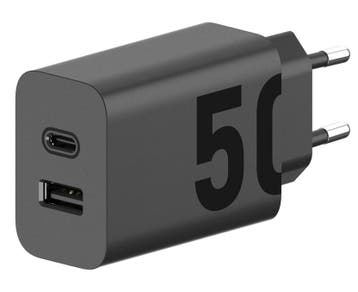 Motorola Turbo Power 50W (1x USB-C / 1x USB) lader MC-502, Verzenden, Nieuw
