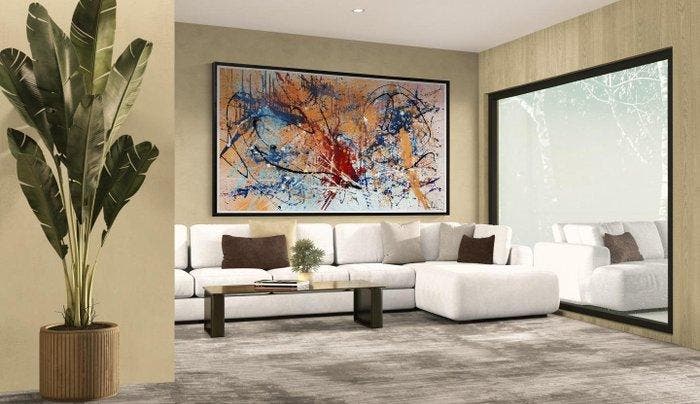 Luc Mora - Expression - XXL, Antiek en Kunst, Kunst | Designobjecten