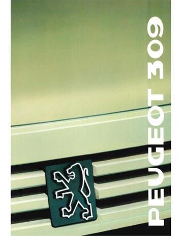 1989 PEUGEOT 309 BROCHURE DUITS, Nieuw, Peugeot, Author