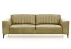 Bankstel Aspen - rechte banken - Beige, Nieuw, Leer
