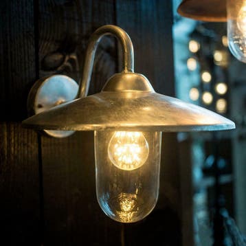 Buitenlamp Brig gegalvaniseerd Dag Nacht Schemersensor LED, Tuin en Terras, Buitenverlichting, Overige materialen, Minder dan 50 watt