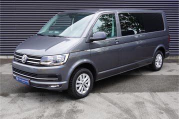 Volkswagen Transporter 140pk Automaat Dubbele cabine L2H1 Le, Automaat, Euro 5, Gebruikt, Zwart