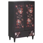vidaXL Opslagkasten Multikleur 60 x 33,5 x 100 cm Massief, Huis en Inrichting, Woonaccessoires | Cd- en Dvd-rekken, Verzenden