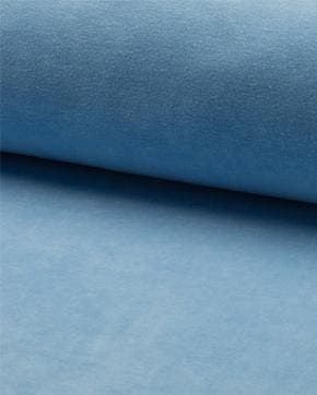 Nicky velours licht blauw, Nieuw, Blauw