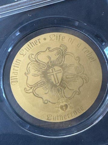 Tsjaad. 3000 Francs Lutherrose, 1/200 Oz (.999) (Zonder