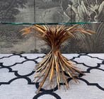 Salontafel - Metaal, Glas - Coco Chanel korenaren, Nieuw