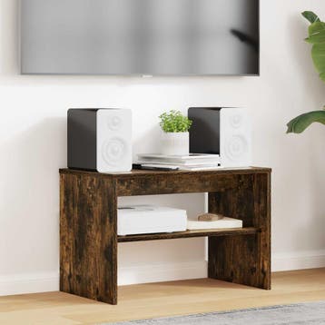 vidaXL TV-kast 60 x 35 x 40 cm Gerookt eiken Bewerkt hout, Minder dan 50 cm, Verzenden, Nieuw, Minder dan 100 cm