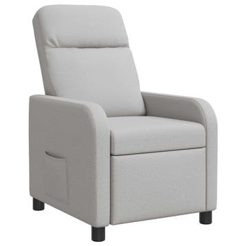 vidaXL Relaxfauteuil Wolkengrijs Stof, Verzenden, Nieuw