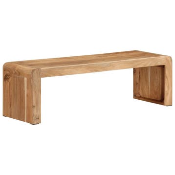 vidaXL Tv-meubel 110x33x33 cm massief acacoahout, 100 tot 150 cm, Verzenden, Nieuw, Minder dan 100 cm