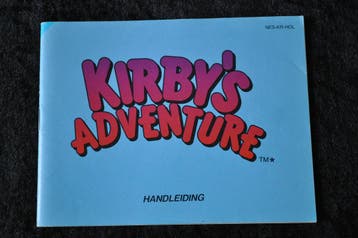 Kirbys Adventure Nintendo NES Manual NES-KR-HOL, Verzenden, Nieuw