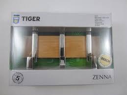 Tiger - Tiger Zenna Hakenrekje – Chroom/Beuken, Huis en Inrichting, Badkamer | Badtextiel en Accessoires, Nieuw, Ophalen of Verzenden