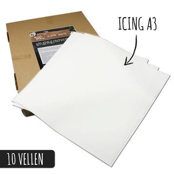 Icing sheets A3-formaat (10 vellen), Verzenden, Nieuw