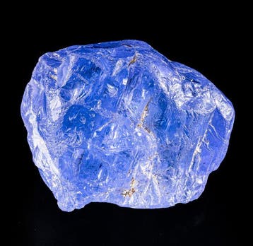 Zeldzaam tanzanietkristal pleochroïsch Kwaliteit GEMME -