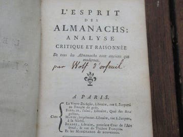 Wolf dOrfeuil, pseudonyme de N. Le Camus de Mézières -