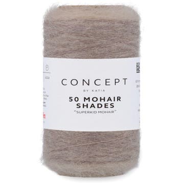 Katia Concept 50 Mohair Shades - 07 taupe - Mohair Garen, Ophalen of Verzenden, Nieuw
