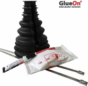 GlueOn deelbare ashoes set - Zwart - 90-100 mm, Ophalen of Verzenden, Nieuw