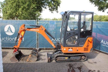 Veiling: Minigraver Hitachi Zaxis ZX19-5CR Diesel 11.5kW 202, Ophalen, Graafmachine