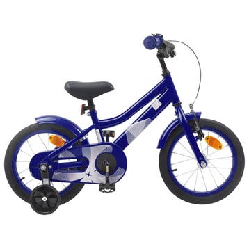 vidaXL Kinderfiets 14 Inch voor 3-5 jaar oud Donkerblauw, Verzenden, Nieuw