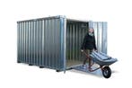 Opslag voor bouwmateriaal? Demontabele snelbouw container